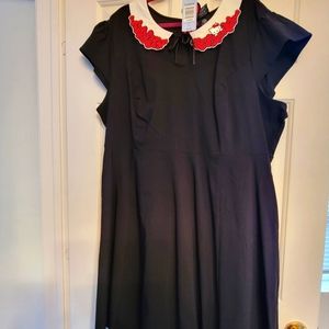Torrid size 24 hello kitty dress black with Peter pan collar.
